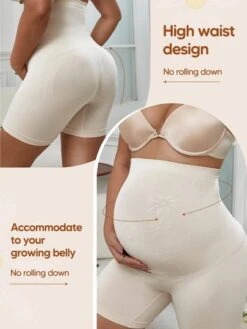 Maternity High Waist Biker Shorts -Curated Swimwear 1683706645cef9890910817551c44e377999de9ee9 thumbnail 405x552