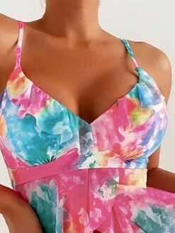 Tie Dye Ruffle Hem Bikini Swimsuit -Curated Swimwear 16837719278f5652e0d26e7f7367a562d3ba4c60fb thumbnail 405x552