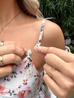 SHEIN Maternity 1pc Nursing Floral Print Ruched Detail Cami Dress -Curated Swimwear 168379404691a83f0500759f3de341d23cb6e25267 thumbnail 405x552