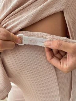 SHEIN Maternity Solid Tee & Adjustable Waist Pants -Curated Swimwear 16838679998a614de662c3a8702bc14e00d0aa7a64 thumbnail 405x552