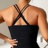 Drawstring Side Criss Cross Backless Tankini Top -Curated Swimwear 168387228954e3adba28c6439b064a6bce1fc64490 thumbnail 405x552