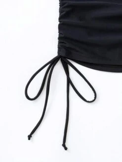 Drawstring Side Criss Cross Backless Tankini Top -Curated Swimwear 168387229579f92a71d434147984a1257baa578d35 thumbnail 405x552