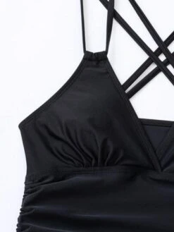 Drawstring Side Criss Cross Backless Tankini Top -Curated Swimwear 1683872300eb778c7fee75fb1c2aee6ce0ee8b5ef8 thumbnail 405x552