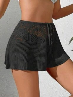 Hollow Out Cover Up Shorts -Curated Swimwear 1684115541efec9f9fda5637a8342d97dbd61f35d8 thumbnail 405x552