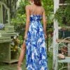 SHEIN VCAY Tropical Print Split Thigh Cami Dress -Curated Swimwear 16843290331f9c29a4e046885553eef1599fc38927 thumbnail 405x552