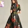 Floral Print Puff Sleeve Party Dress -Curated Swimwear 1684339341af37ccfdf5630dfb32e13e99fd02639c thumbnail 405x552