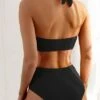 Solid Halter High Waisted Bikini Swimsuit -Curated Swimwear 168439421296dae5b770acf4470e606642a8a8e496 thumbnail 405x552