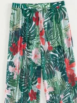 Tropical Print Cover Up Pants -Curated Swimwear 1684395020f51f21551eb250d1e0b39d6ff5e26354 thumbnail 405x552