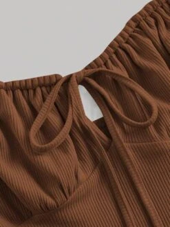 SHEIN MOD Tie Front Ruched Bust Cami Dress -Curated Swimwear 1684397873ebda113bc662436e81f19d5e0194ee9a thumbnail 405x552