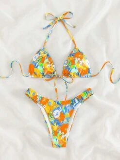 Floral Print Halter Bikini Swimsuit -Curated Swimwear 16847352005f7cdd5c53469accce16fc360a43b81d thumbnail 405x552