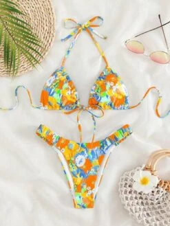 Floral Print Halter Bikini Swimsuit -Curated Swimwear 1684735203d7b9dce79e3e7358448eb097310fdcc8 thumbnail 405x552