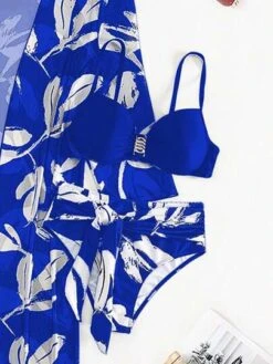 Tropical Print Push Up Bikini Swimsuit With Kimono -Curated Swimwear 168474689237d910f6e096c3912e4d1f2bf273d23f thumbnail 405x552