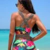 Tropical Print Push Up Bikini Swimsuit -Curated Swimwear 16847490363ecebafd142fd36910f7d8748f20fa20 thumbnail 405x552