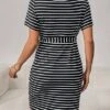 SHEIN Maternity Striped Print Belted Dress -Curated Swimwear 1684837873e181abeb924adaf26e9b518d8c9636a8 thumbnail 405x552
