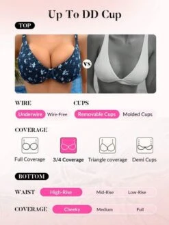 SHEIN DD+ Floral Print Smocked Underwire Bikini Top -Curated Swimwear 16850078685bbf2153cb8042c1311367d2631d53ee thumbnail 405x552