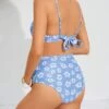 SHEIN Maternity Floral Print Smocked Bikini Swimsuit -Curated Swimwear 16850917455a594f95972775f06b76394a9263e09d thumbnail 405x552