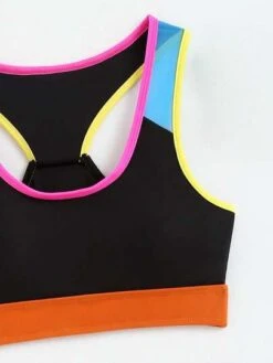 Colorblock Contrast Binding High Waisted Bikini Swimsuit -Curated Swimwear 1685349045678dbe687437ede81823150fb2a03b65 thumbnail 405x552