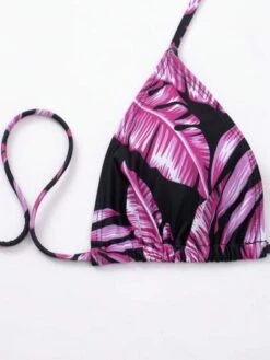 Tropical Print Halter Triangle Bikini Swimsuit With Cover Up -Curated Swimwear 1685415470faf73443ff51a951a0c5cd646362fdfd thumbnail 405x552