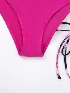 Tropical Print Halter Triangle Bikini Swimsuit With Cover Up -Curated Swimwear 1685415473b1b3e1e538252f4df33ed1e43daacb9d thumbnail 405x552