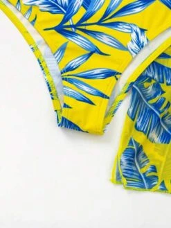 Tropical Print Push Up Bikini Swimsuit With Kimono -Curated Swimwear 168541548315e4f4d9017dd1e1081c540563a14f2c thumbnail 405x552
