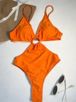 Cut Out Waist One Piece Swimsuit -Curated Swimwear 168543829158990df06215d56ff044475ad8b1b496 thumbnail 405x552