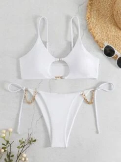 Chain Linked Cut Out Tie Side Bikini Swimsuit -Curated Swimwear 16854967141a9b1f041978ad6d2bda9f4dae4f38b9 thumbnail 405x552