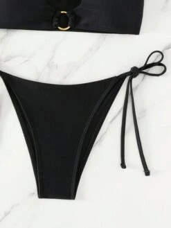 Ring Linked Bandeau Tie Side Bikini Swimsuit -Curated Swimwear 16855224734add84fec9607b60271914988f716db2 thumbnail 405x552
