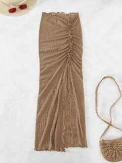 Lettuce Trim Split Thigh Cover Up Skirt -Curated Swimwear 1685929041463d6637c46babee6e23e2b5dd6feb91 thumbnail 405x552