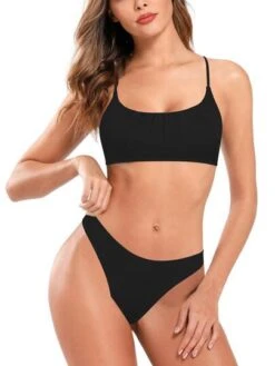 Solid Bikini Swimsuit -Curated Swimwear 1685950248a4fe2bf36105f5952573e4bdc600048b thumbnail 405x552