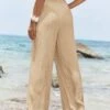 SHEIN Solid Wide Leg Pants -Curated Swimwear 16860205611ac0a06687d91eac987cff319e78534d thumbnail 405x552