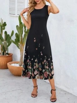 Floral Print Tank Dress -Curated Swimwear 168607941165b4ec7a91157ae0ce8d3c7c0404c86c thumbnail 405x552