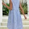 SHEIN Maternity Striped Print Half Button Dress -Curated Swimwear 16861035966c6591401b47b290ffe544af92958bdc thumbnail 405x552