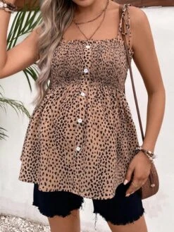 SHEIN Maternity Allover Print Tie Shoulder Cami Top -Curated Swimwear 1686119851059b1c866481f0871d26cffd9e229235 thumbnail 405x552