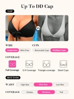 Knot Front Push Up Bikini Swimsuit -Curated Swimwear 168619208871c6f9fb5e0c5ffbaeaa03284e40bdf9 thumbnail 405x552