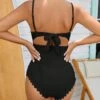 SHEIN Maternity Cut Out Scallop Trim One Piece Swimsuit -Curated Swimwear 1686372736a5b6b37a7babae47b90dfb230306222f thumbnail 405x552