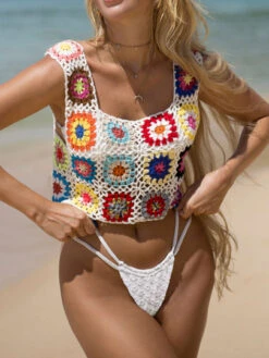 Bikinx Random Floral Sweetheart Neck Cover Up Top Without Bikini -Curated Swimwear 16865337183ea02c931dc2d6287d3ef790266f81ce thumbnail 405x552