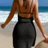 Tie Backless Halter Cover Up Dress -Curated Swimwear 16865341679cf481029aa91c01166d926bf750e916 thumbnail 405x552