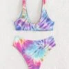 Tie Dye Knot Front Bikini Swimsuit -Curated Swimwear 1686534954b1c8b75467a951cf74923ffa0130fa4d thumbnail 405x552