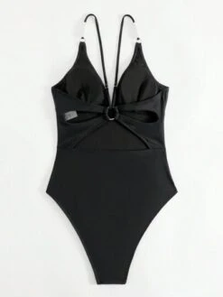 Solid Plunging Neck Cami One Piece Swimsuit -Curated Swimwear 1686540604527f999f802e7576d593d78e944374c6 thumbnail 405x552