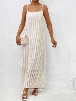 SHEIN Essnce Solid Cami Dress -Curated Swimwear 168670828080a4851645bc529b13557f8123609904 thumbnail 405x552