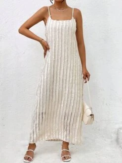 SHEIN Essnce Solid Cami Dress -Curated Swimwear 1686708286d0f2bf948df31881113d276761314c82 thumbnail 405x552