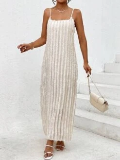 SHEIN Essnce Solid Cami Dress -Curated Swimwear 1686708289e46bc04e21d84cedf5445b3fec0b9e7d thumbnail 405x552