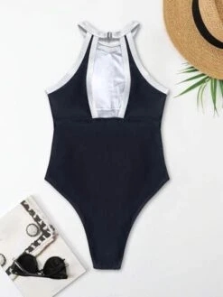 Color Block One Piece Swimsuit -Curated Swimwear 16869101783da97501b7990df70b5dbd26fbd951d9 thumbnail 405x552