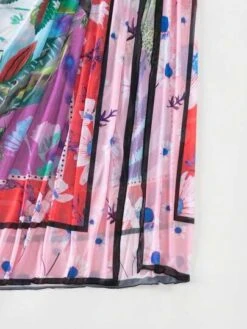 Tropical Print Knot Side Cover Up Skirt -Curated Swimwear 1687249606fa09d37d8a5deb9e9086cb21e643db8b thumbnail 405x552