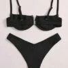 Underwire High Cut Bikini Swimsuit