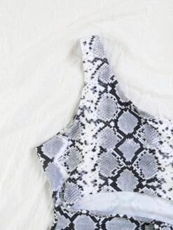 Snakeskin Print One Shoulder One Piece Swimsuit -Curated Swimwear 16877562425c1db0dbc2eedc395fc871c4bdae9662 thumbnail 405x552