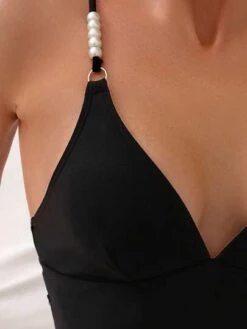 Solid Plunging Neck Cami One Piece Swimsuit -Curated Swimwear 1687849129e6d1d18b5f258a652a6103295ae009b3 thumbnail 405x552