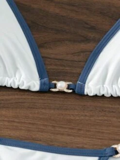 SHEIN DD+ Contrast Binding Triangle Thong Bikini Swimsuit -Curated Swimwear 1688005619de0e1d86b07e6a275db93a5e4340581a thumbnail 405x552