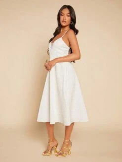 SHEIN Belle Solid Jacquard Cami Wedding Dress -Curated Swimwear 16880103787fdc538635ba667727b1f4b15046ee1d thumbnail 405x552