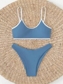 Contrast Binding Bikini Swimsuit -Curated Swimwear 16881053593c8d5b9750595ce06b8e8a1b3498b7aa thumbnail 405x552